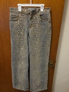 Leopard Print Jeans